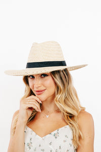 Fame Basket Weave Straw Sun Hat [click for additional options]