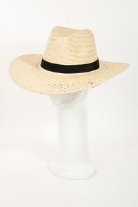 Fame Basket Weave Straw Sun Hat [click for additional options]