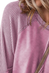 Exposed Seam Long Sleeve Sweatshirt { click for additional color options}