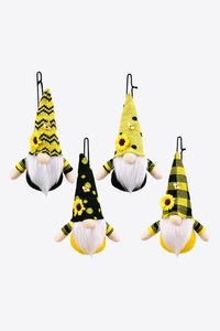 Random 4-Pack Sunflower Faceless Gnome Ornaments