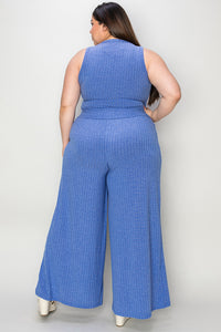 Basic Bae Full Size Ribbed Tank and Wide Leg Pants Set [click for additional color options]