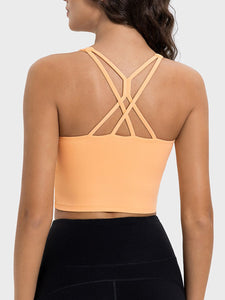 Crisscross Round Neck Active Tank [ click for additional color options ]