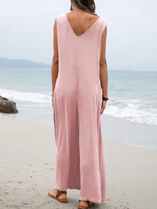 Full Size Wide Strap Jumpsuit with Pockets [ click for additional color options]