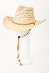 Fame Rope Strap Straw Braided Hat [click for additional options]