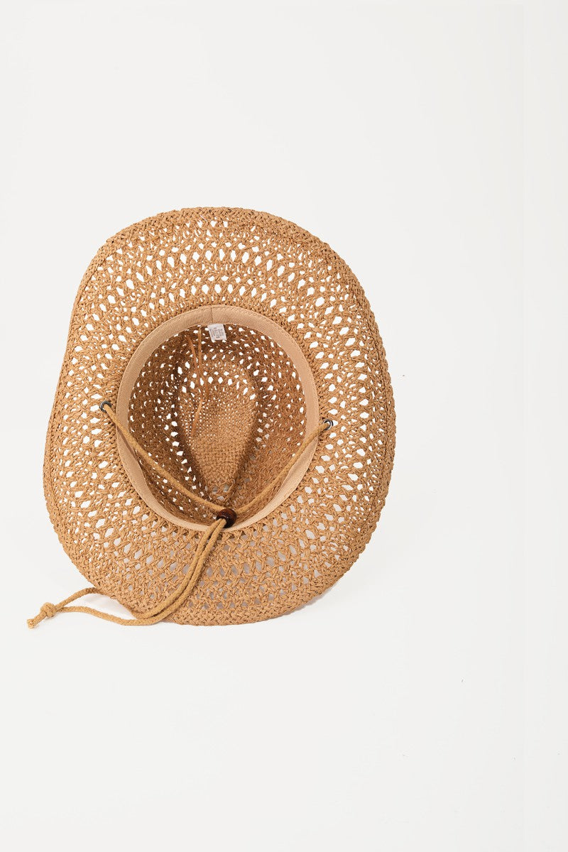 Fame Rope Strap Straw Braided Hat [click for additional options]