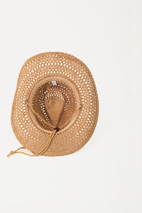 Fame Rope Strap Straw Braided Hat [click for additional options]