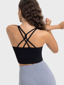 Crisscross Round Neck Active Tank [ click for additional color options ]