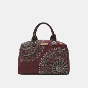 Nicole Lee USA rhinestone Decor Boston Bag [ click for additional color options]