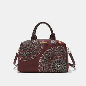 Nicole Lee USA rhinestone Decor Boston Bag [ click for additional color options]