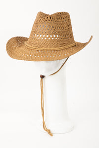 Fame Rope Strap Straw Braided Hat [click for additional options]