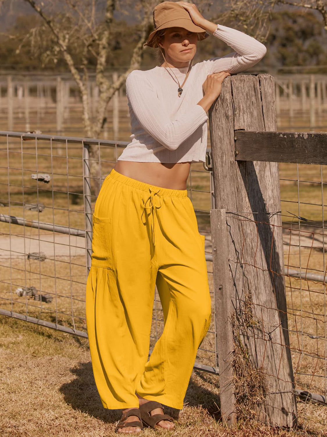 Full Size Wide Leg Pants with Pockets [click for additional options]