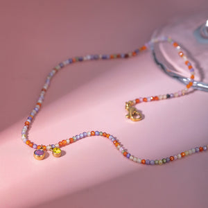 Glass Stone Necklace