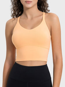 Crisscross Round Neck Active Tank [ click for additional color options ]