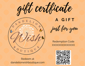 Electronic Gift Certificate