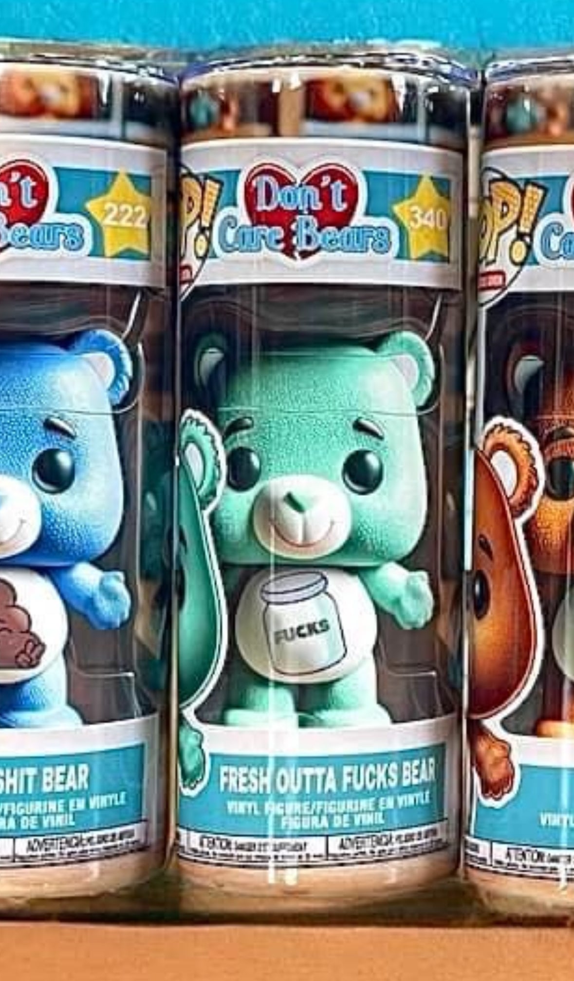 Don’t Care Bear Tumbler Set