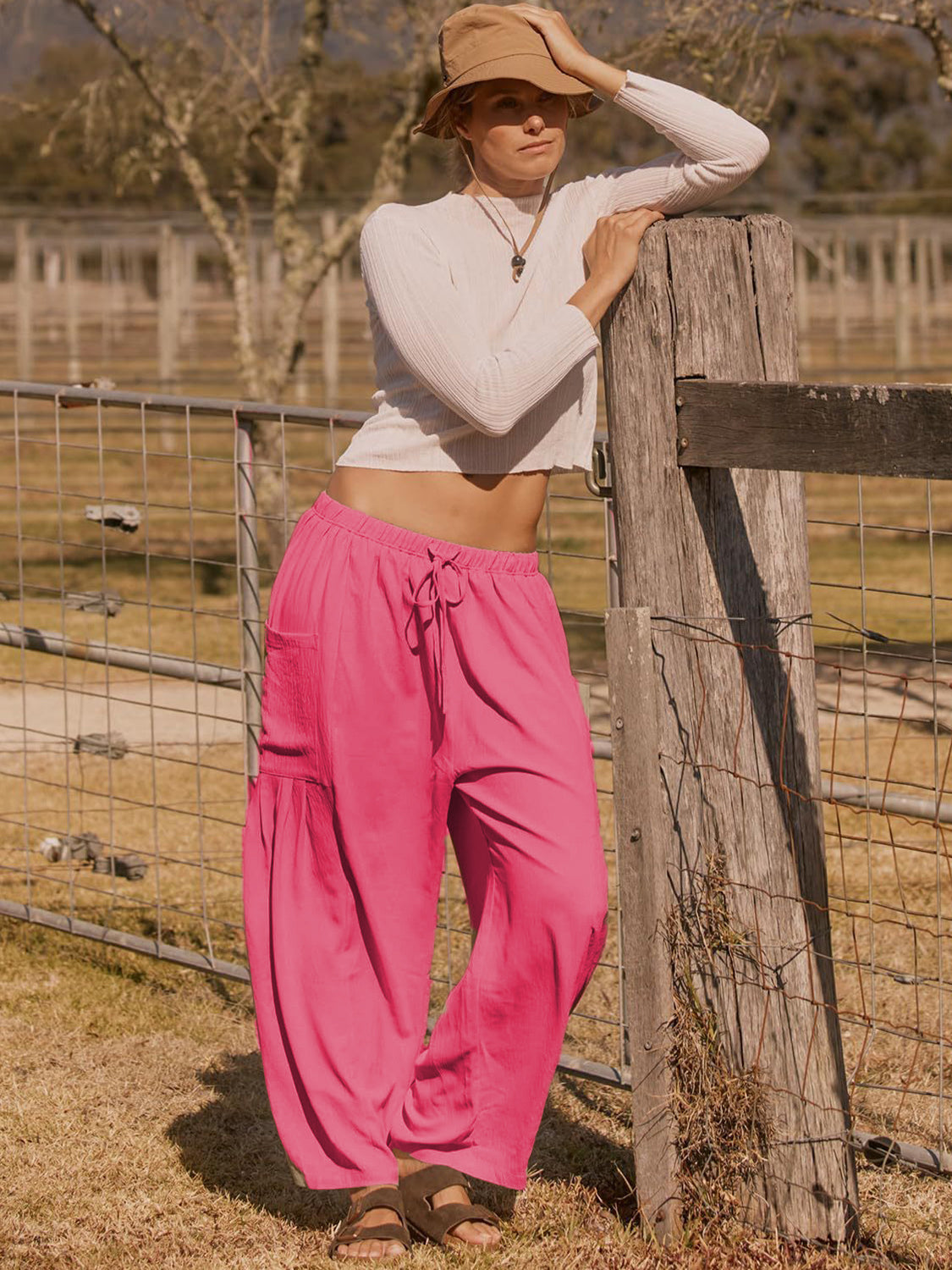 Full Size Wide Leg Pants with Pockets [click for additional options]