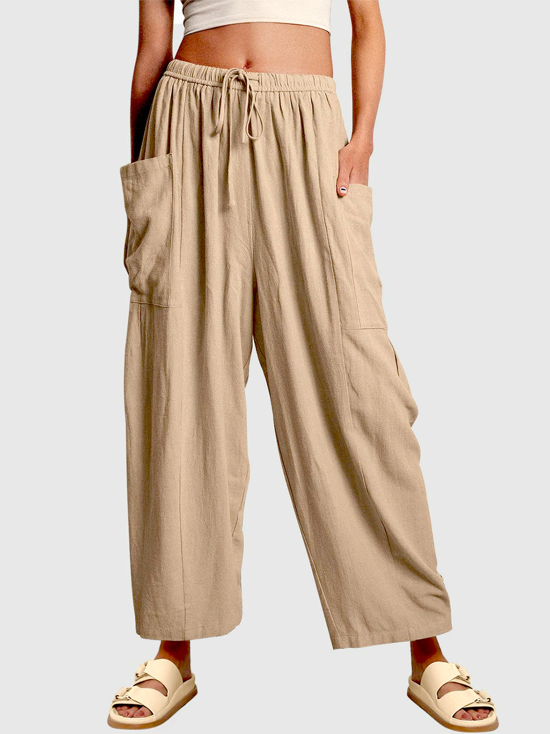 Full Size Wide Leg Pants with Pockets [click for additional options]