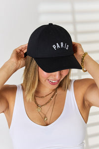 Zenana Embroidered City Baseball Cap