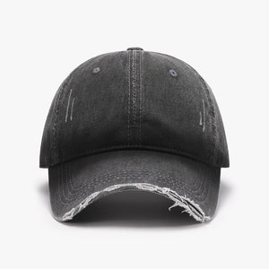 Distressed Washed Adjustable Baseball Cap [click for additional color options]