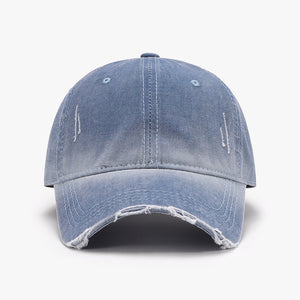 Distressed Washed Adjustable Baseball Cap [click for additional color options]