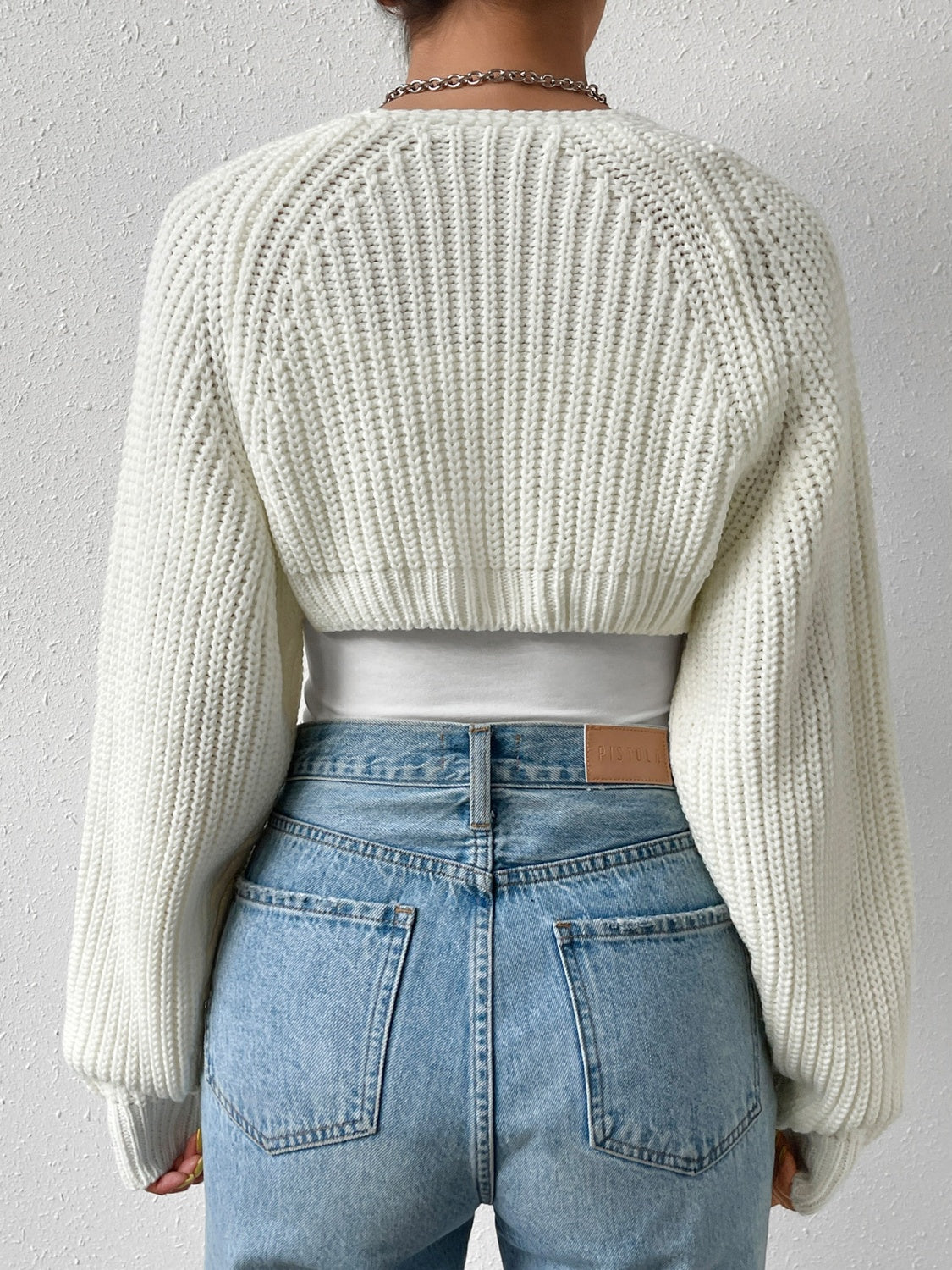 Honey Open Front Long Sleeve Cropped Cardigan ( Available in 4 color options)