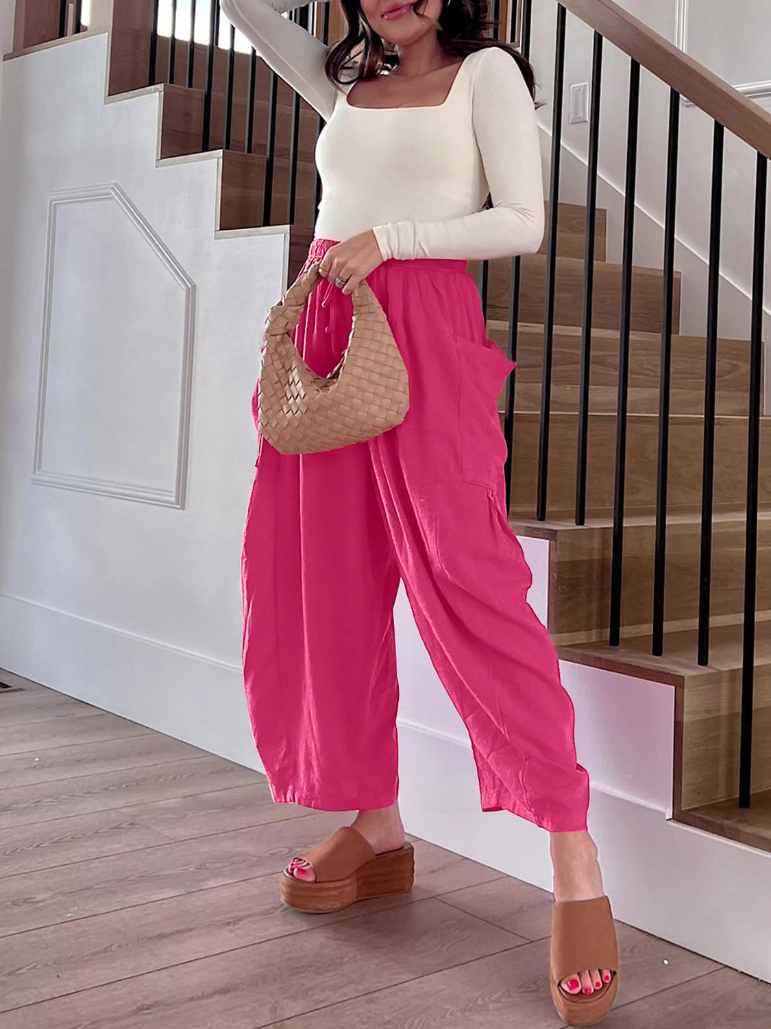 Full Size Wide Leg Pants with Pockets [click for additional options]