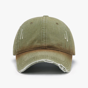 Distressed Washed Adjustable Baseball Cap [click for additional color options]