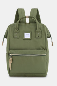 Himawari Waterproof Canvas Backpack Bag with Side Pockets 🔴🟠🟡🟢🔵🟣⚫️⚪️🟤