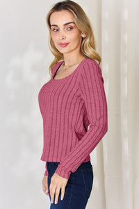 Basic Bae Full Size Ribbed Long Sleeve T-Shirt [ click for additional colors]