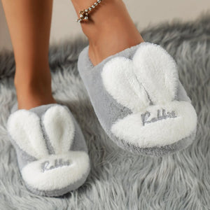 Rabbit Ears Round Toe Slippers