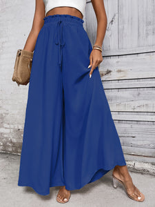 Tied High Waist Wide Leg Pants [click for additional color options]