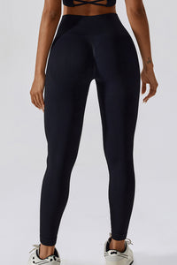 Slim Fit Wide Waistband Long Sports Leggings Other Colors Available