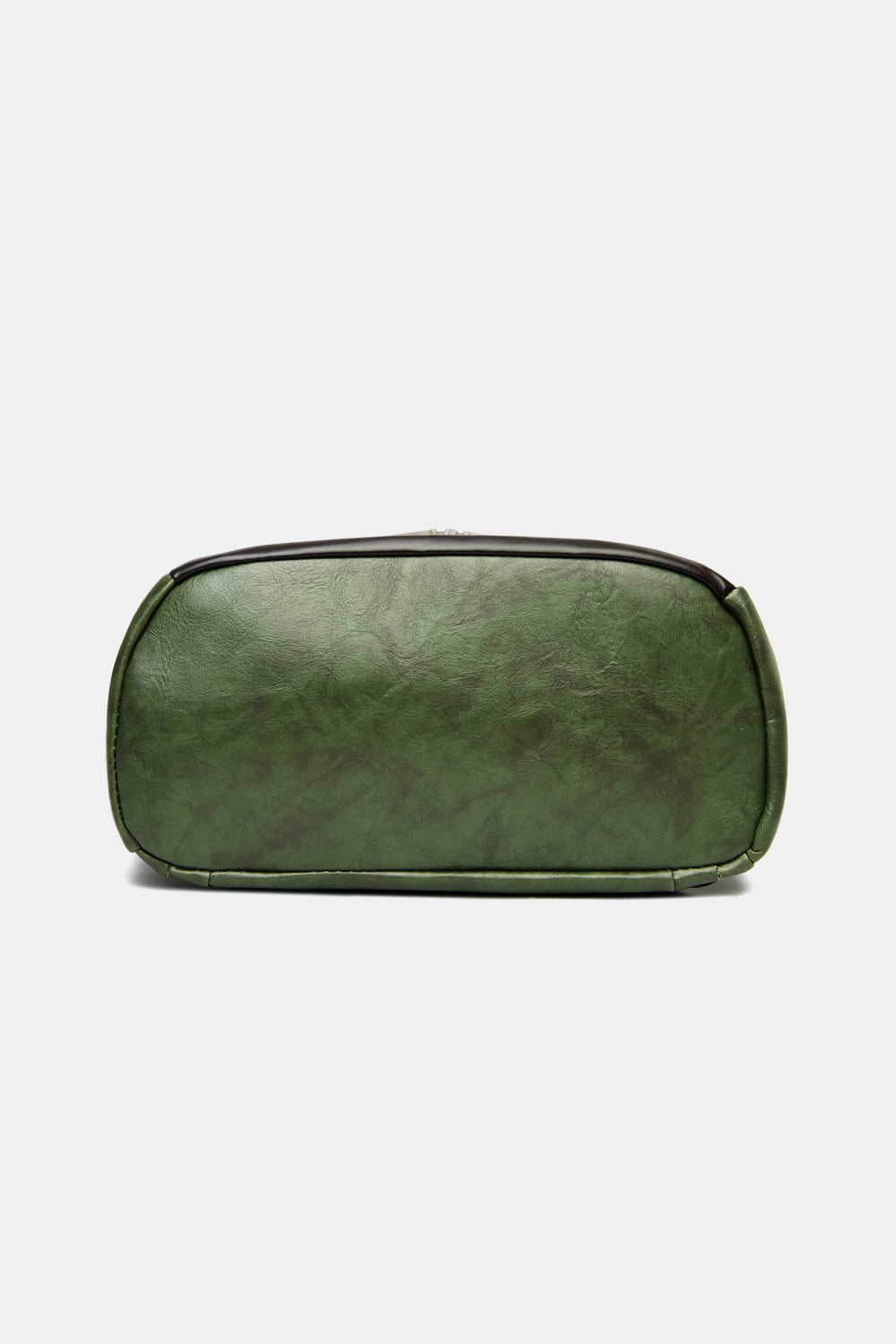 Contrast Color PU Leather Backpack [additional options available]