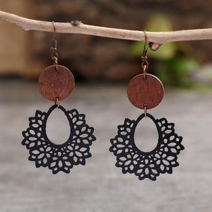 Geometric Cutout Dangle Earrings ( Click for Additional Options)