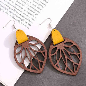 Leaf Drop Earrings  [Click for additional options]