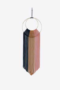 Hoop Fringe Macrame Wall Hanging [click for multiple color options]