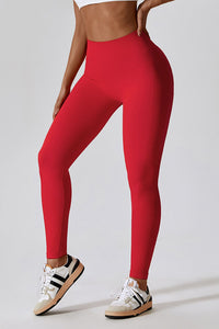 Wide Waistband Slim Fit Long Sports Leggings Other Colors Available