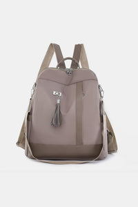 Oxford Cloth Tassel Decorated Backpack [additional options available]