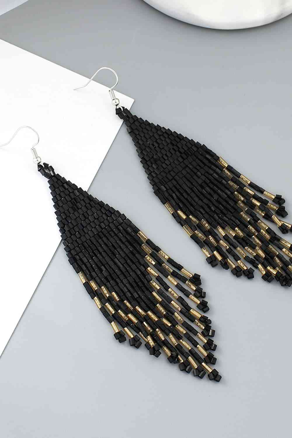 Beaded Dangle Earrings  [Click for additional options]