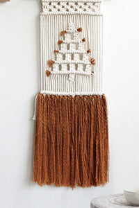 Macrame Fringe Wall Hanging available in multiple color options
