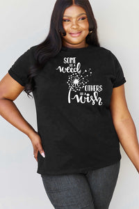 Simply Love Full Size Dandelion Graphic T-Shirt Additional Options Available