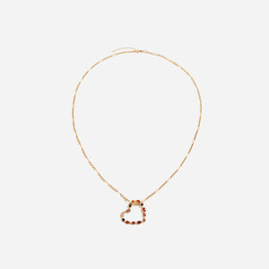 Heart Shape Chain Necklace ( Click for additional Color Options)