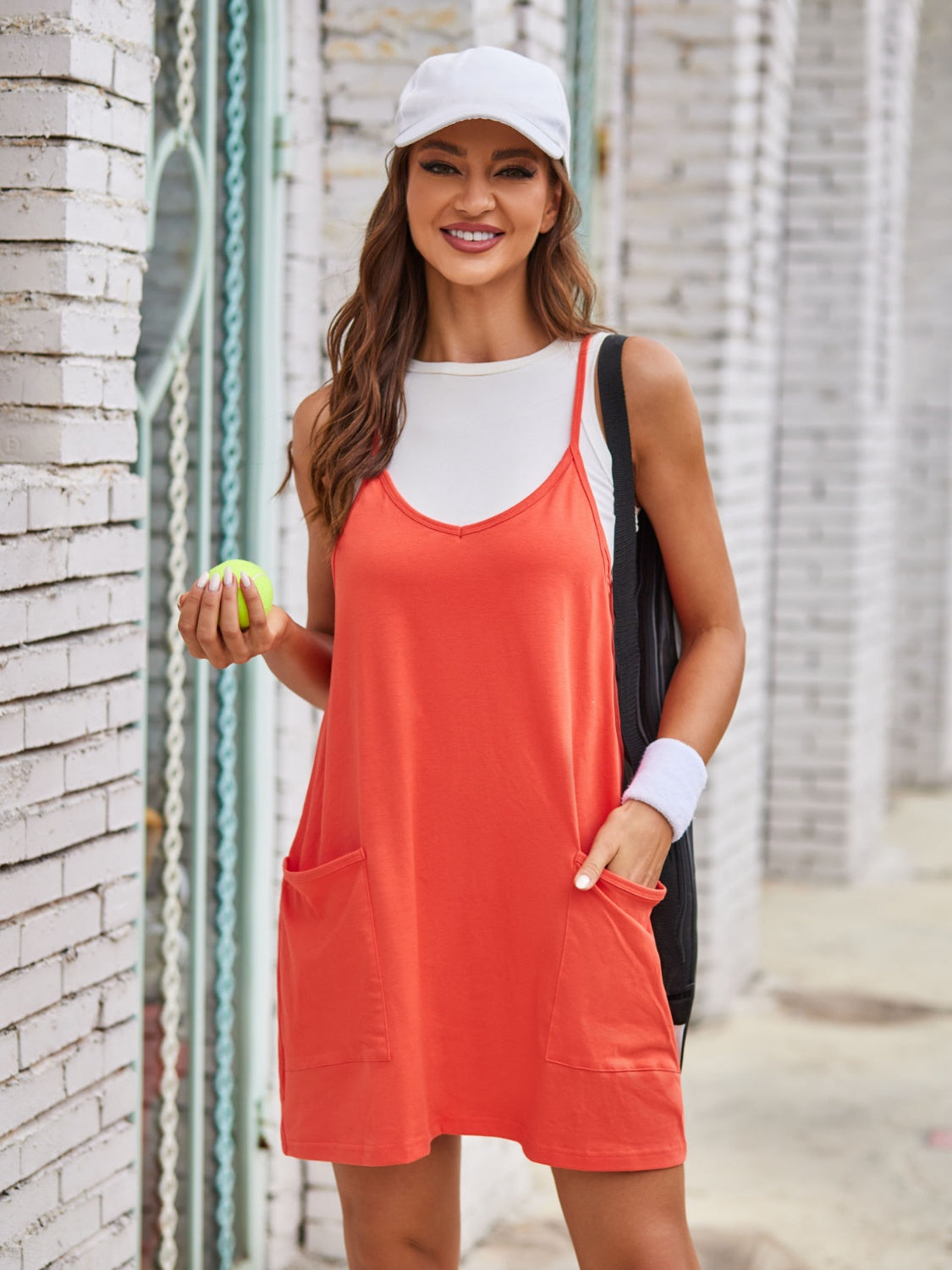 Scoop Neck Cami Dress and Shorts Set[click for additional options]