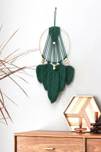 Feather Macrame Wall Hanging Decor