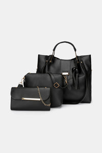 3-Piece PU Leather Bag Set [Additional Options Available]