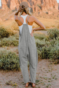 Double Take  V-Neck Sleeveless Jumpsuit with Pocket [CLICK FOR MORE]