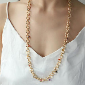 Heart Shape Chain Necklace ( Click for additional Color Options)