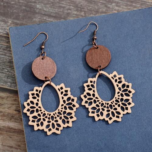 Geometric Cutout Dangle Earrings ( Click for Additional Options)