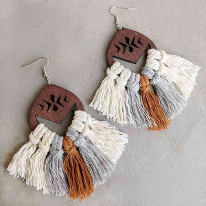 Tassel Detail Drop Earrings  [Click for additional options]