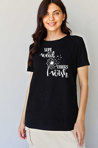 Simply Love Full Size Dandelion Graphic T-Shirt Additional Options Available